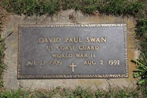 DAVID PAUL SWAN MEMORIAL CEMETERY STONE