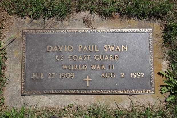 DAVID PAUL SWAN MEMORIAL CEMETERY STONE