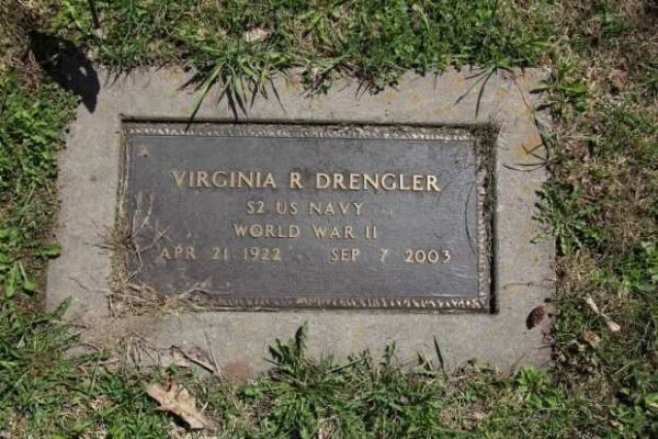 VIRGINIA R DRENGLER MEMORIAL CEMETERY STONE