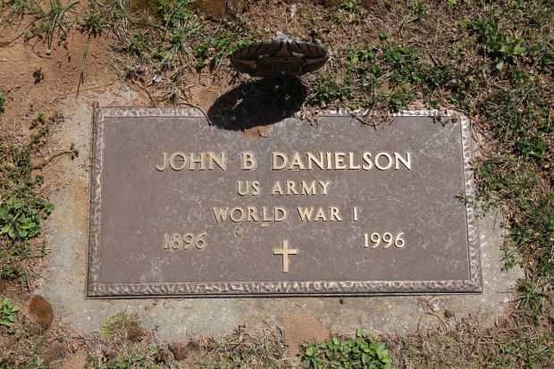 JOHN B DANIELSON MEMORIAL CEMETERY STONE