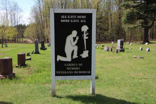 GARDEN OF MEMORY VETERANS MEMORIAL MARKER