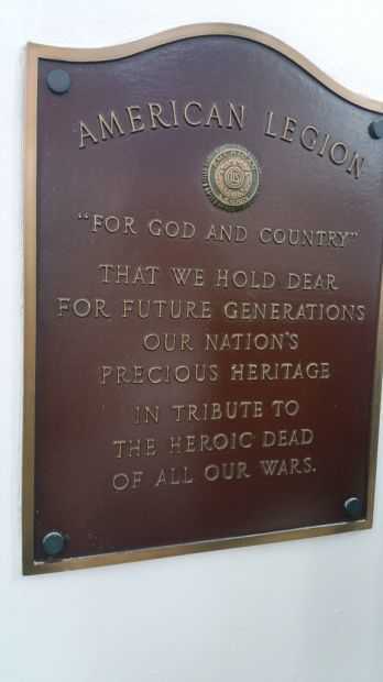 NASSAU COUNTY AMERICAN LEGION MEMORIAL PLAQUE