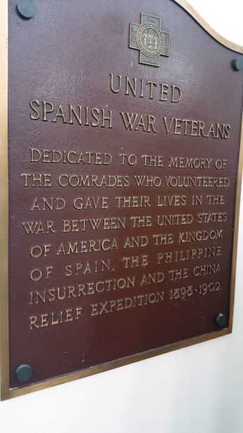 NASSAU COUNTY UNITED SPANISH WAR VETERANS MEMORIAL PLAQUE