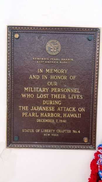 NASSAU COUNTY PEARL HARBOR MEMORIAL PLAQUE