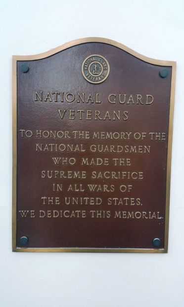 NASSAU COUNTY NATIONAL GUARD VETERANS MEMORIAL PLAQUE