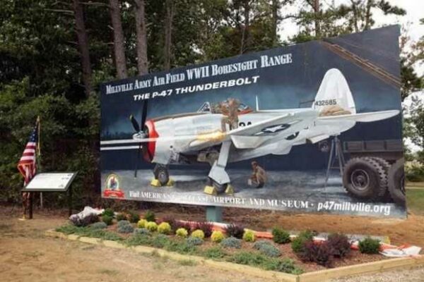 MILLVILLE ARMY AIR FIELD WAR MEMORIAL MURAL III