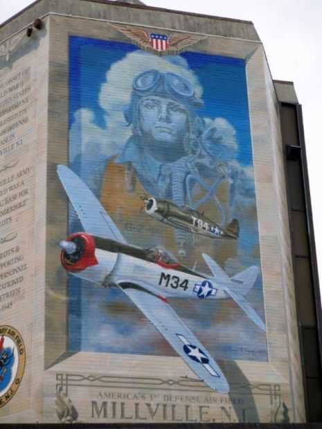 MILLVILLE “THE WALL OF REMEMBRANCE” MEMORIAL MURAL FRONT