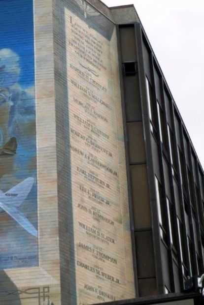 MILLVILLE “THE WALL OF REMEMBRANCE” MEMORIAL MURAL RIGHT SIDE