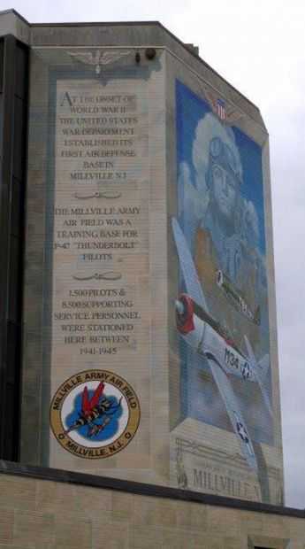 MILLVILLE “THE WALL OF REMEMBRANCE” MEMORIAL MURAL LEFT SIDE