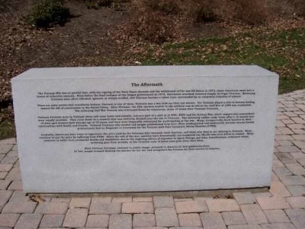 GREATER ROCHESTER VIETNAM VETERANS MEMORIAL STONE I