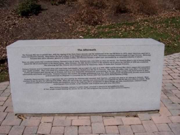 GREATER ROCHESTER VIETNAM VETERANS MEMORIAL STONE I