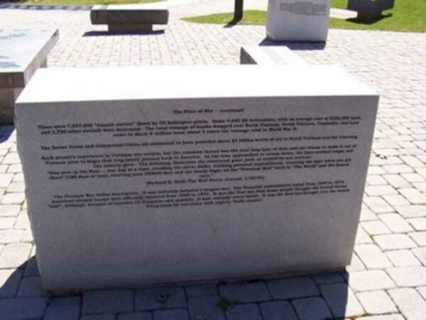 GREATER ROCHESTER VIETNAM VETERANS MEMORIAL STONE H