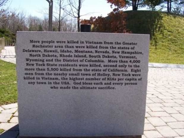 GREATER ROCHESTER VIETNAM VETERANS MEMORIAL STONE B