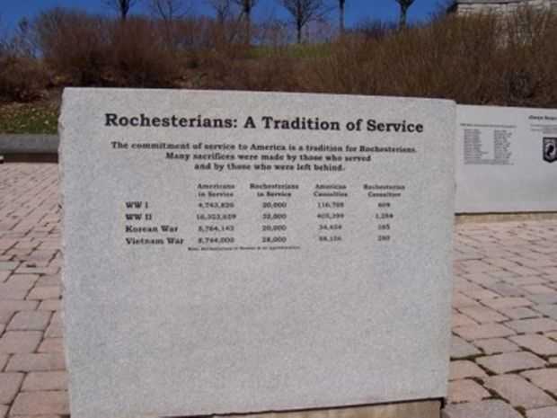 GREATER ROCHESTER VIETNAM VETERANS MEMORIAL STONE A