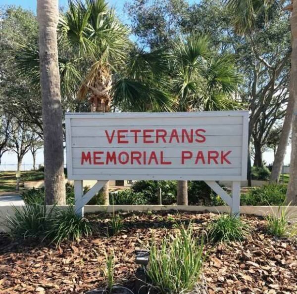 TITUSVILLE VETERANS MEMORIAL PARK MARKER