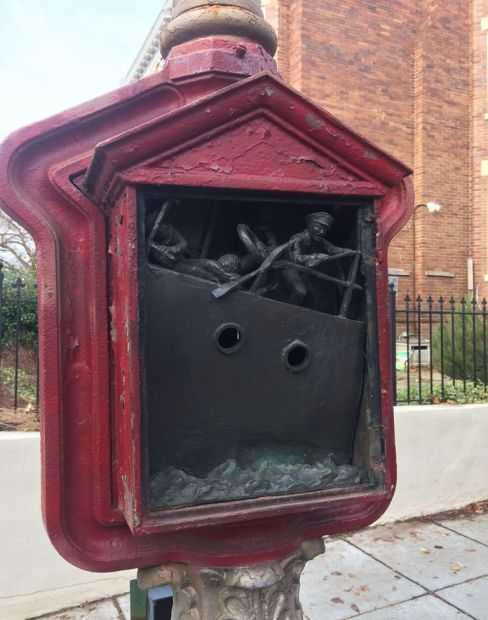 AT HOME AND ABROAD WAR MEMORIAL CALL BOX SIDE B