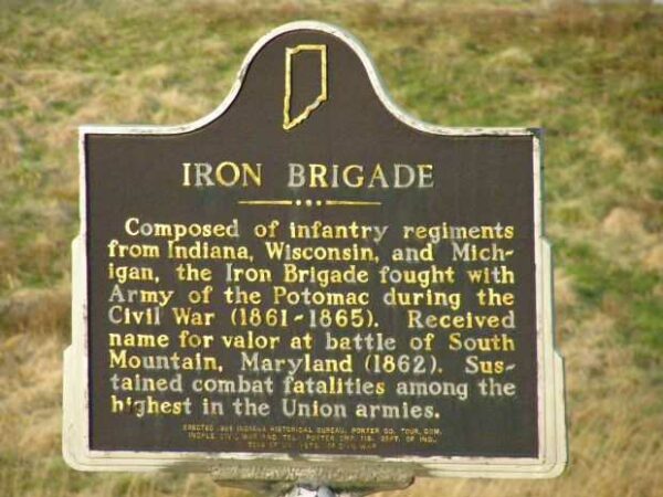 CHESTERTON IRON BRIGADE WAR MEMORIAL MARKER