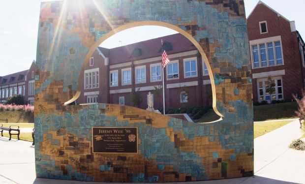 JEREMY WISE ’98 MILITARY HELMET MEMORIAL NEGATIVE SILHOUETTE