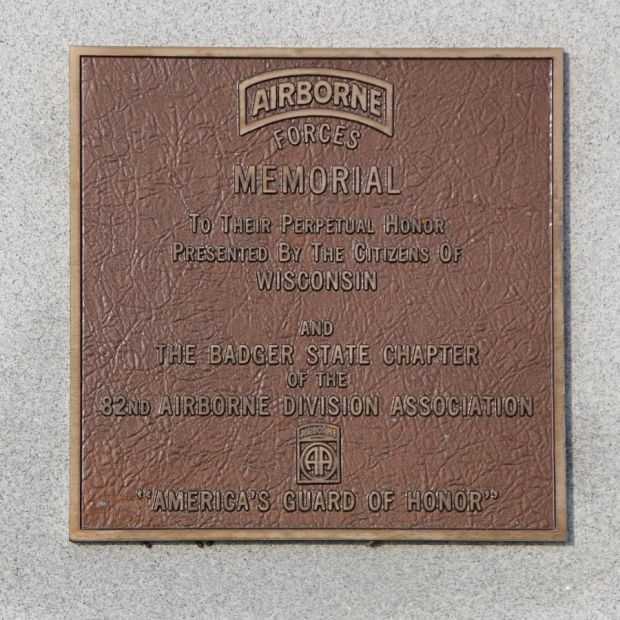 AIRBORNE FORCES MEMORIAL BRIDGE PLAQUE