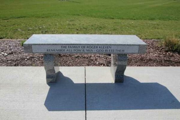 STOUGHTON AREA VETERANS MEMORIAL PARK BENCH Q