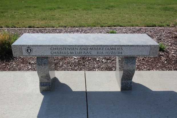 STOUGHTON AREA VETERANS MEMORIAL PARK BENCH P