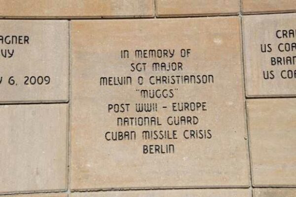 STOUGHTON AREA VETERANS MEMORIAL PARK BRICK SECTION R