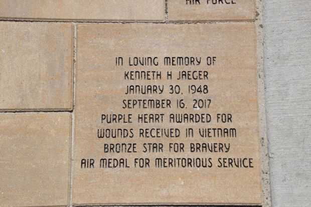 STOUGHTON AREA VETERANS MEMORIAL PARK BRICK SECTION J