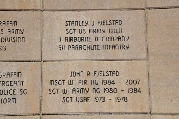 STOUGHTON AREA VETERANS MEMORIAL PARK BRICK SECTION A