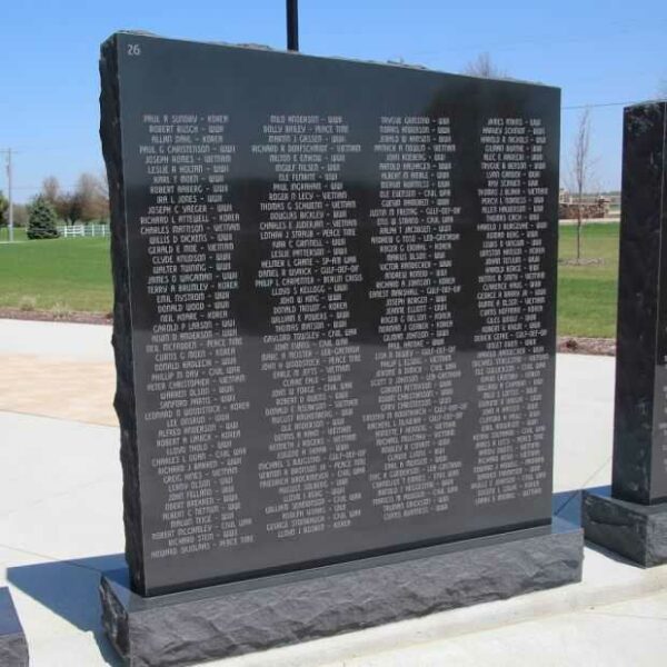 STOUGHTON AREA VETERANS MEMORIAL PARK WALL 26