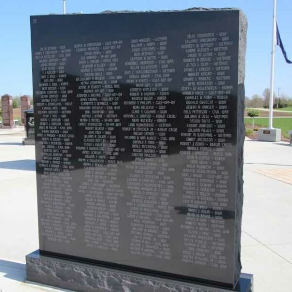 STOUGHTON AREA VETERANS MEMORIAL PARK WALL 25