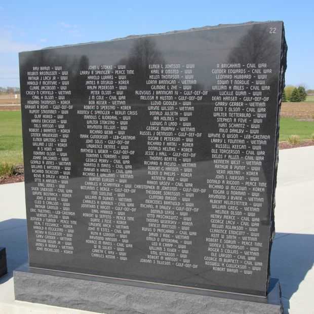 STOUGHTON AREA VETERANS MEMORIAL PARK WALL 22