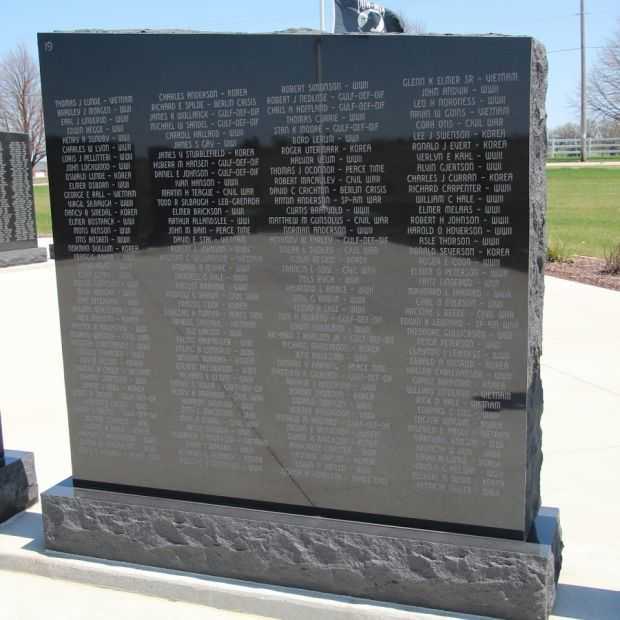 STOUGHTON AREA VETERANS MEMORIAL PARK WALL 19