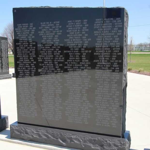 STOUGHTON AREA VETERANS MEMORIAL PARK WALL 18