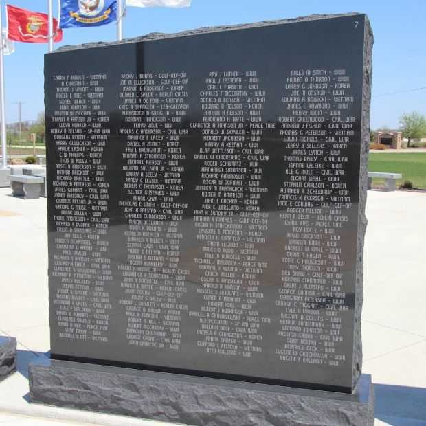 STOUGHTON AREA VETERANS MEMORIAL PARK WALL 7