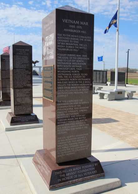 BATTLE FOR HUE WAR MEMORIAL PILLAR SIDE B