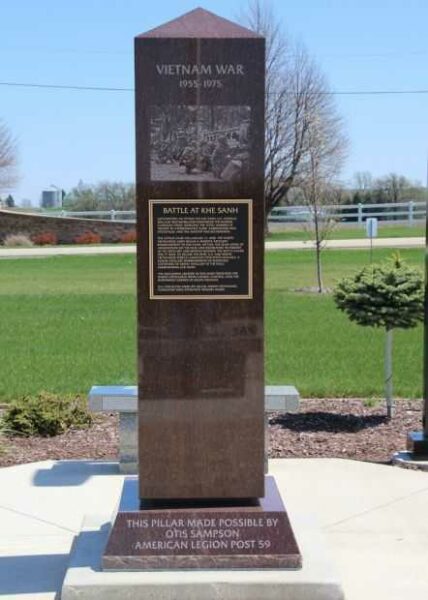 BATTLE OF KHE SANH WAR MEMORIAL PILLAR