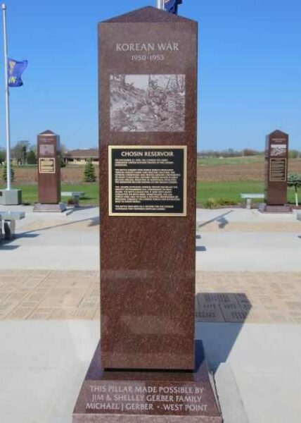 CHOSIN RESERVOIR WAR MEMORIAL PILLAR
