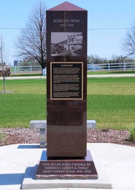 SUMMARY KOREAN WAR MEMORIAL PILLAR