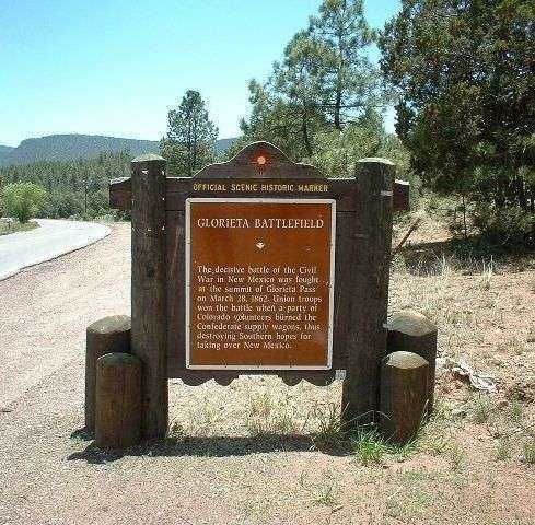 GLORIETA BATTLEFIELD WAR MEMORIAL MARKER