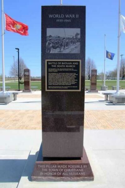 BATTLE OF BATAAN AND THE DEATH MARCH MEMORIAL PILLAR
