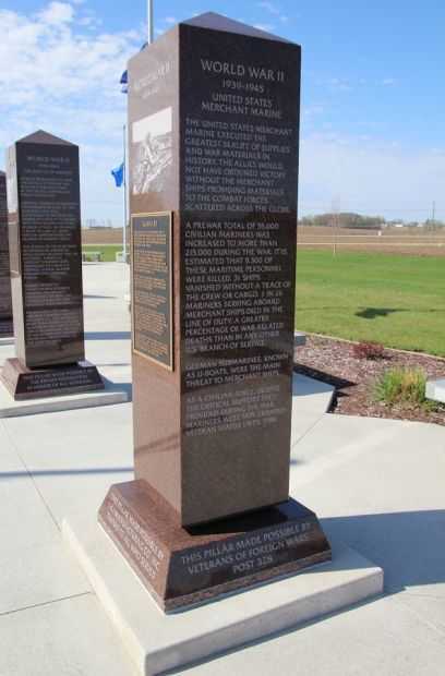 SUMMARY WORLD WAR II MEMORIAL PILLAR SIDE B