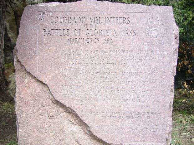 BATTLE OF GLORIETA PASS WAR MEMORIAL