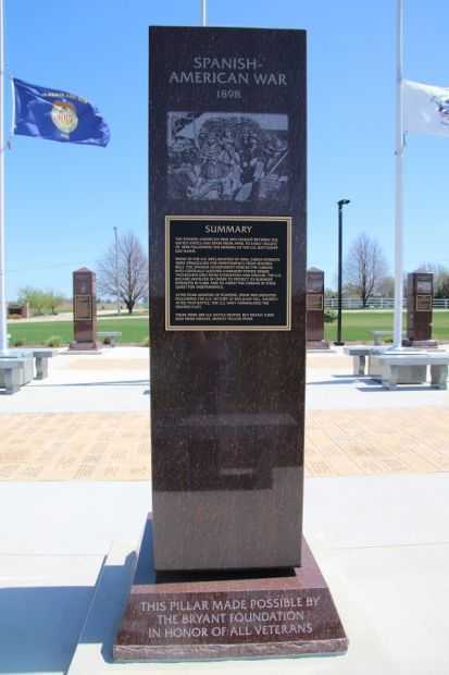 SUMMARY SPANISH-AMERICAN WAR MEMORIAL PILLAR
