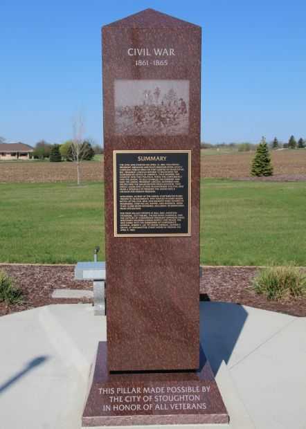 SUMMARY CIVIL WAR MEMORIAL PILLAR