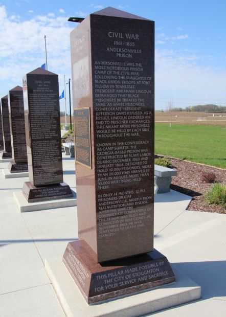 SUMMARY CIVIL WAR MEMORIAL PILLAR SIDE B