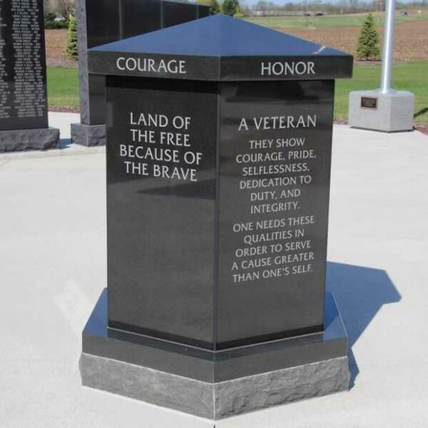 STOUGHTON AREA VETERANS MEMORIAL PARK TIME CAPSULE E