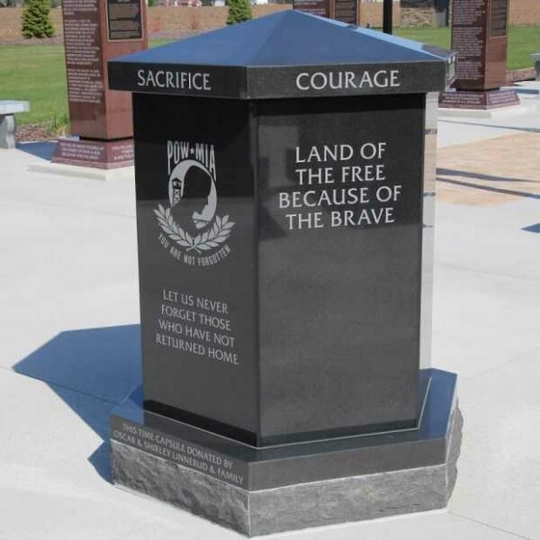 STOUGHTON AREA VETERANS MEMORIAL PARK TIME CAPSULE D