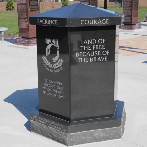 STOUGHTON AREA VETERANS MEMORIAL PARK TIME CAPSULE D
