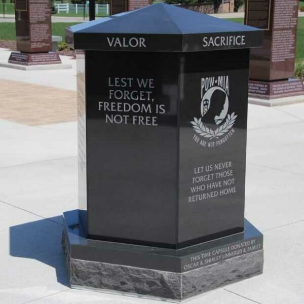 STOUGHTON AREA VETERANS MEMORIAL PARK TIME CAPSULE C