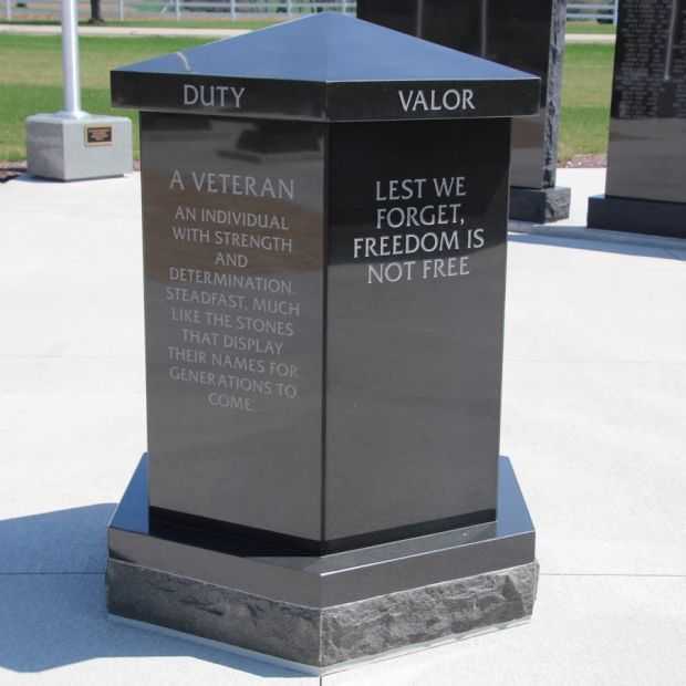 STOUGHTON AREA VETERANS MEMORIAL PARK TIME CAPSULE B